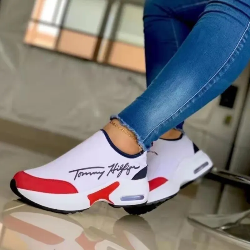 Women's Casual Breathable Walking Wedges Sneakers