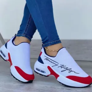 Women's Casual Breathable Walking Wedges Sneakers