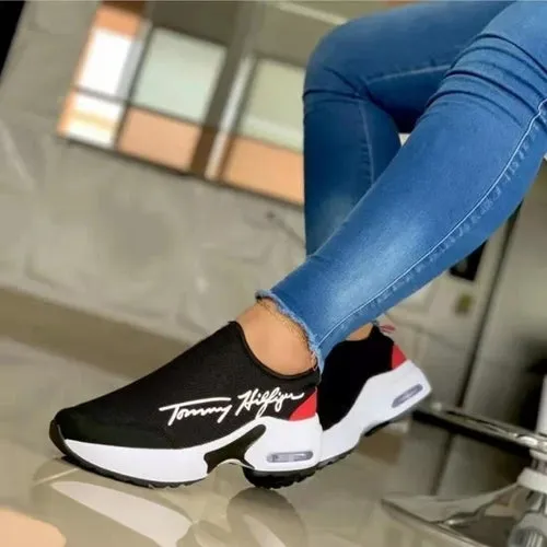 Women's Casual Breathable Walking Wedges Sneakers