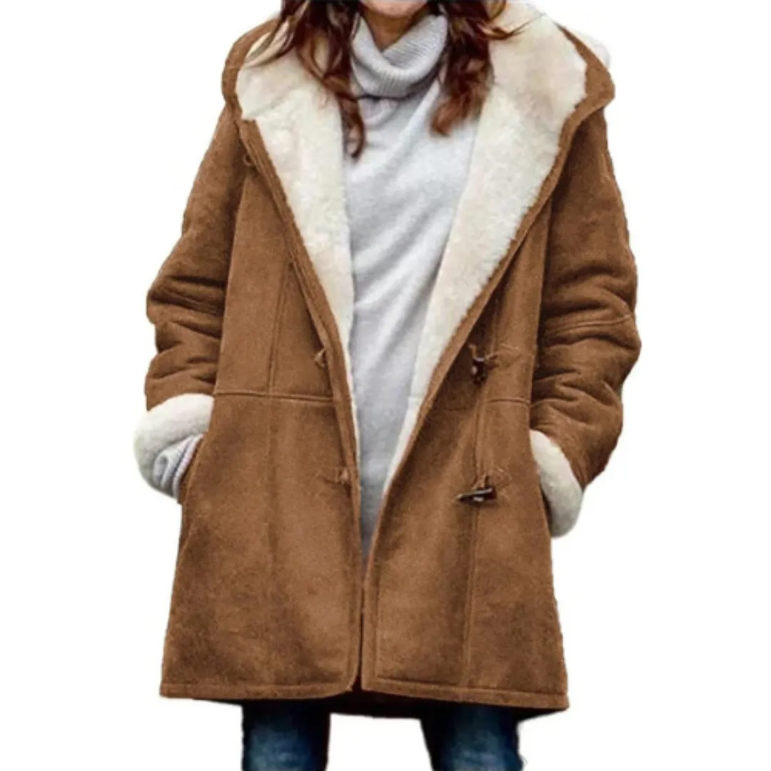 Women's Comfortable Winter Hooded Jacket | Warm
