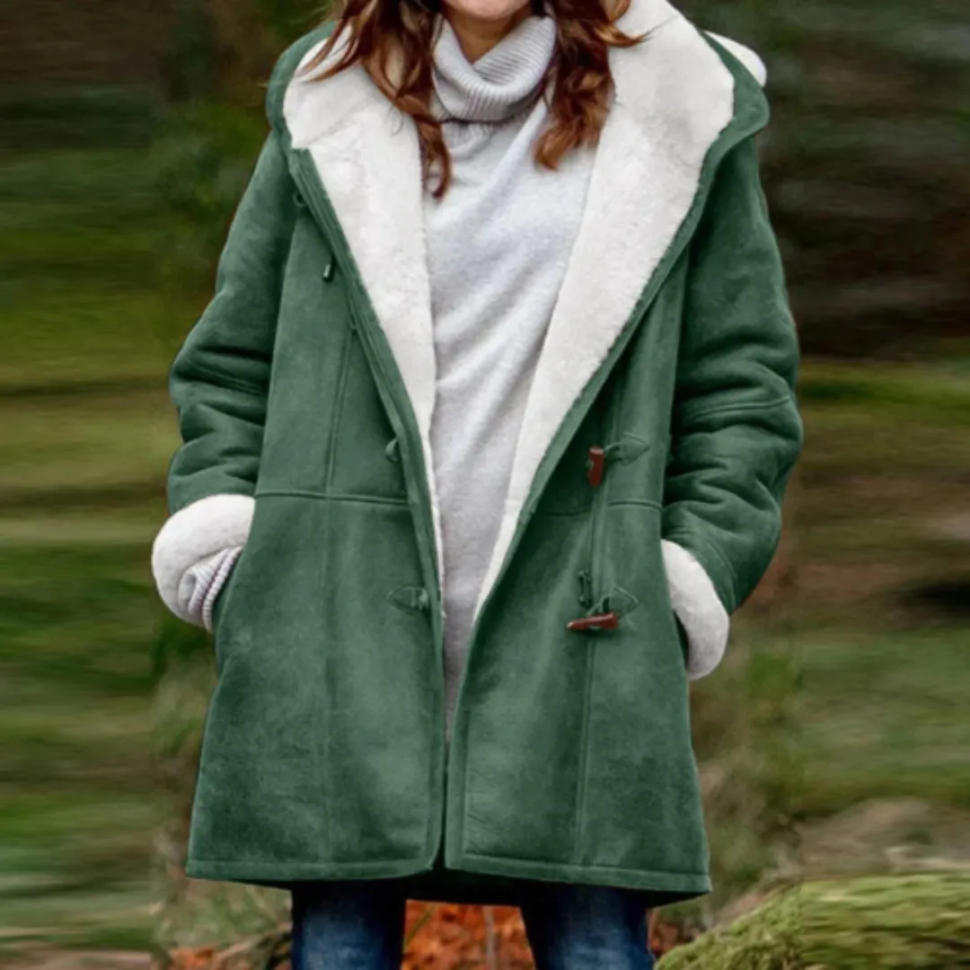 Women's Comfortable Winter Hooded Jacket | Warm