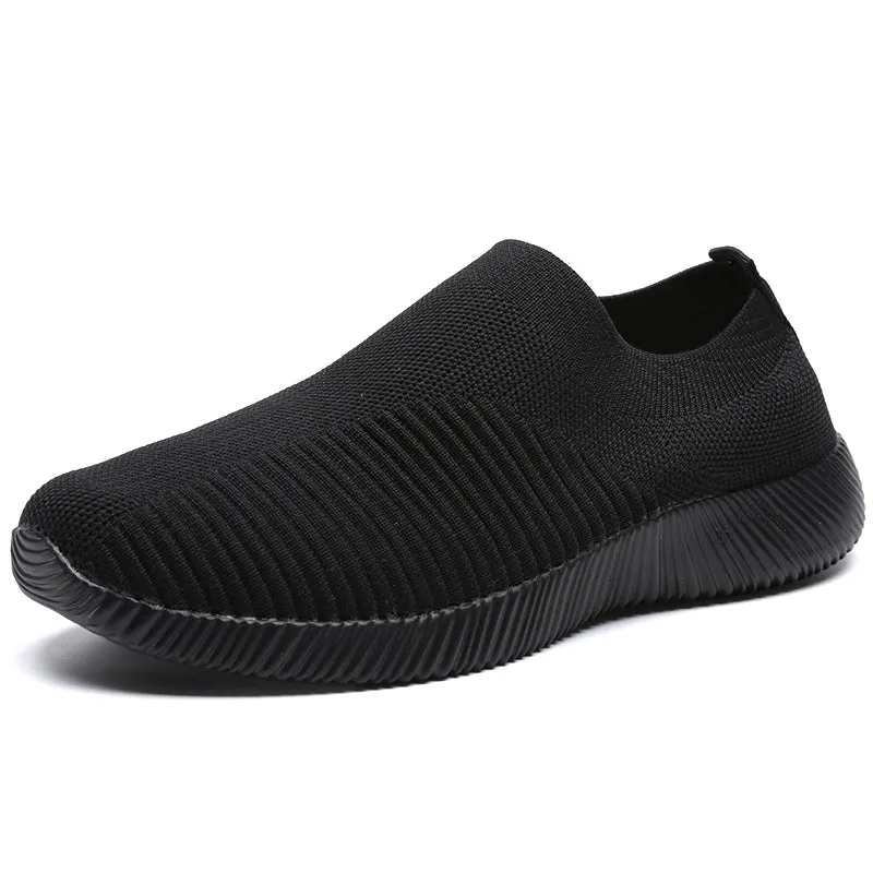 Womens Plus Size 43 Breathable Sneakers | Women Slip on Soft Ladies Casual Running Shoes