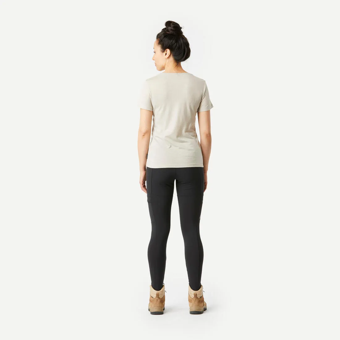 Women's Travel Trekking Heavy-Duty Leggings Travel 500