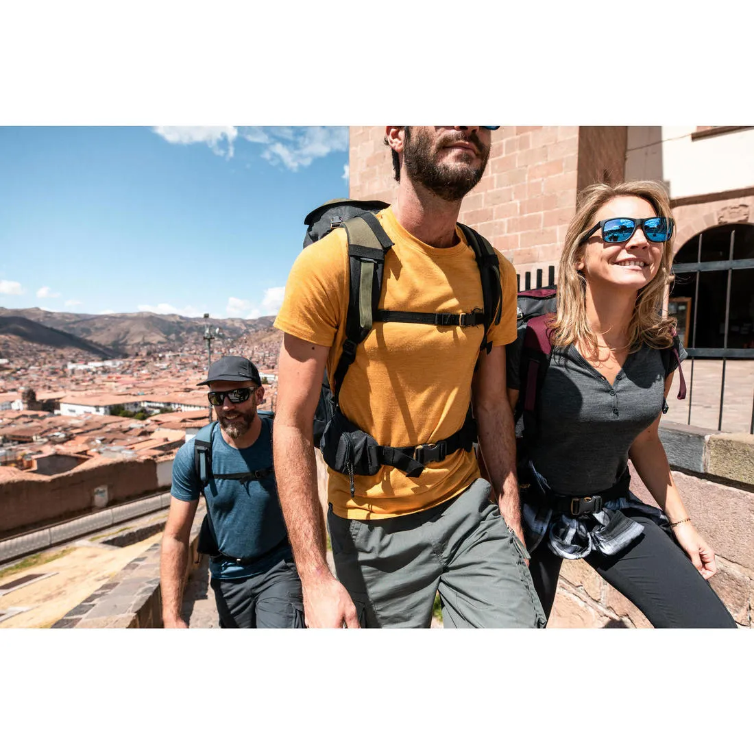 Women's Travel Trekking Heavy-Duty Leggings Travel 500
