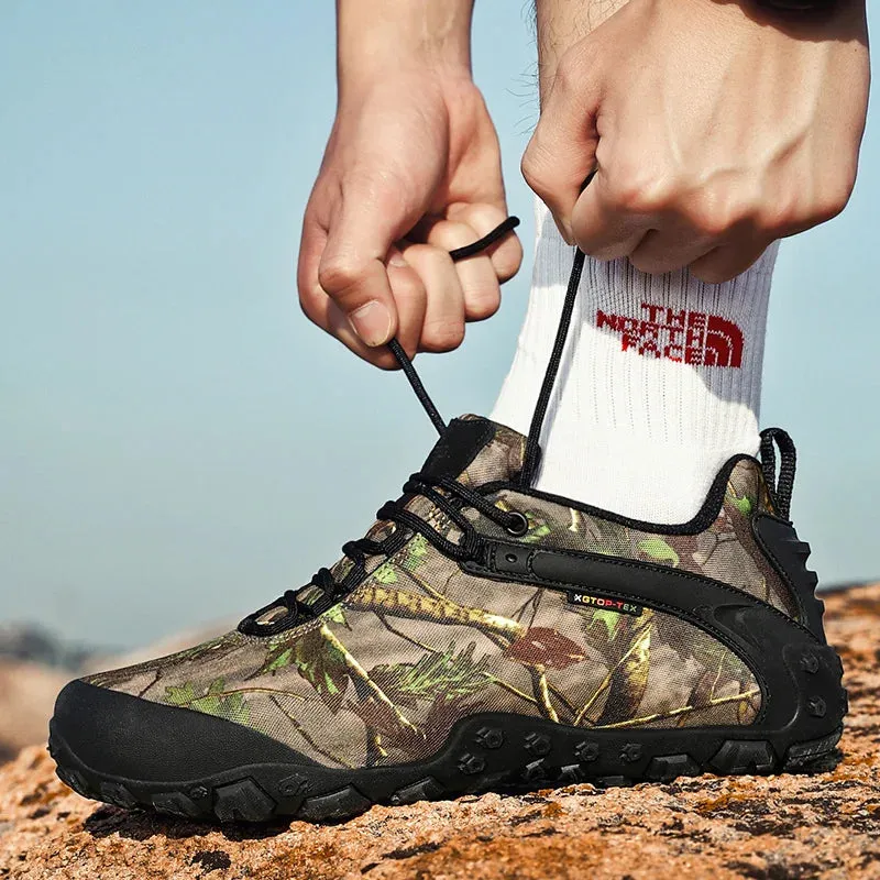 XIANGGUAN new men outdoor hiking shoes slip-resistant waterproof hiking Sneaker women outdoor sports shoes lovers hiking shoes