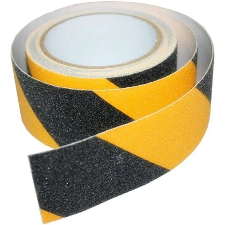 Yellow & Black 60Grit - 2.5cm x 10M Anti-Slip Tape